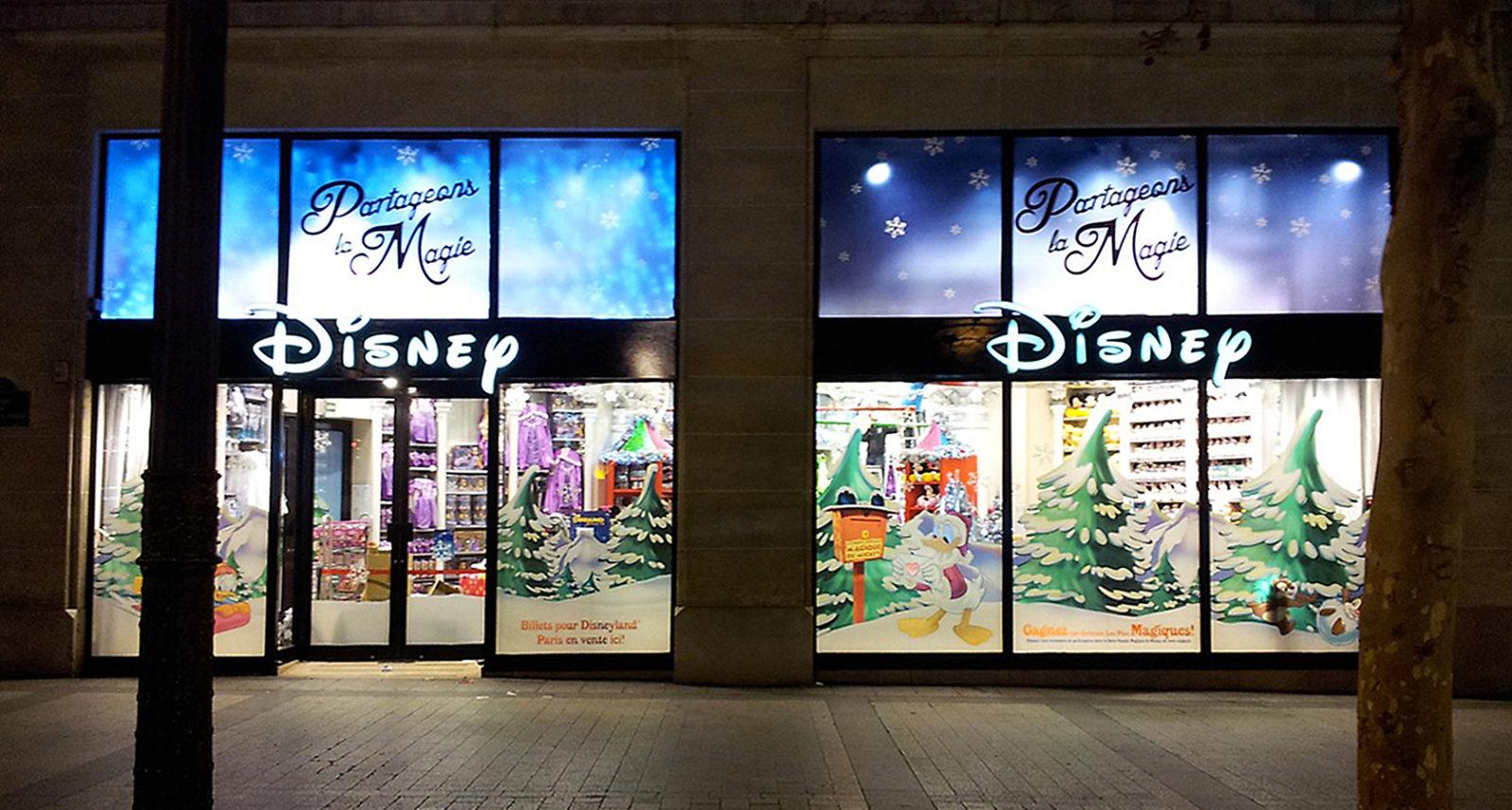 point of sale marketing - disney store front